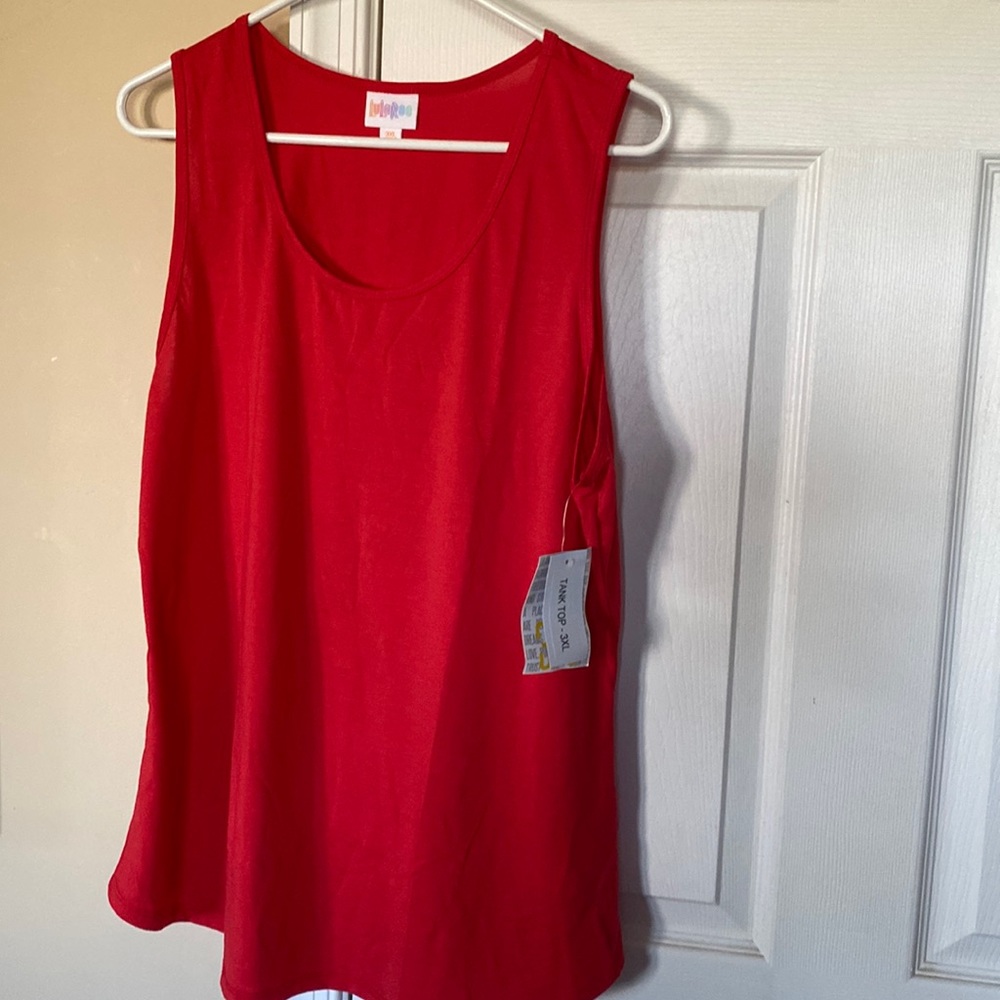LuLaRoe brand new red 3x tank